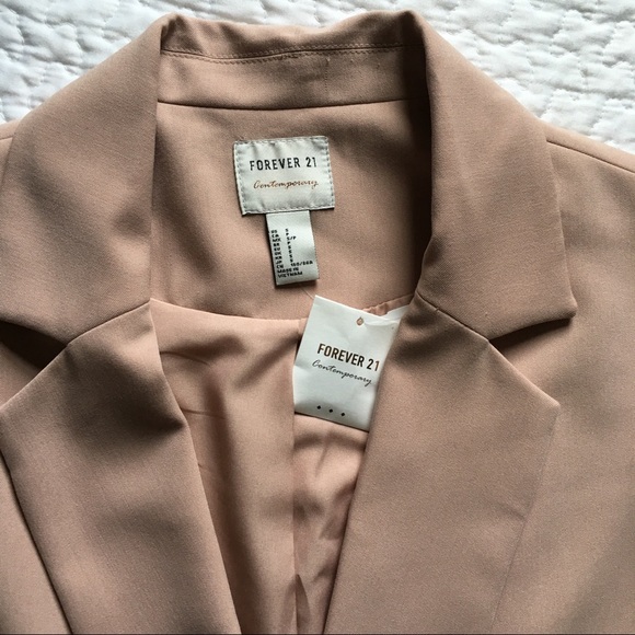 Forever 21 blush Oversized Blazer - Picture 9 of 9
